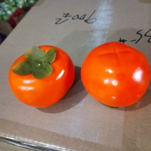 Simulation Persimmon Fruit Educational Persimmon Fruit Toy for Home Decoration - Picture 4 of 8