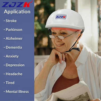 1070nm Neurofeedback PBM Brain Stimulation Helmet NIR Light for Migraine TBI