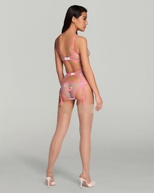 Agent Provocateur Donnie Pink Cherry Suspender AP3 Medium NWT