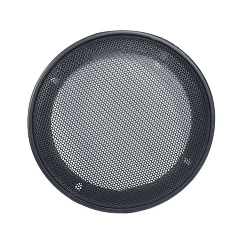 2x Round 6.5" Car Speaker Grille Mesh Cover Woofer Protector Circle Black - Picture 2 of 6