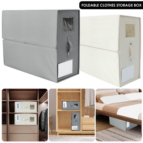 Foldable Bed Sheet Set Organizer Large Bed Sheet Storage Box Duvet Covers☽