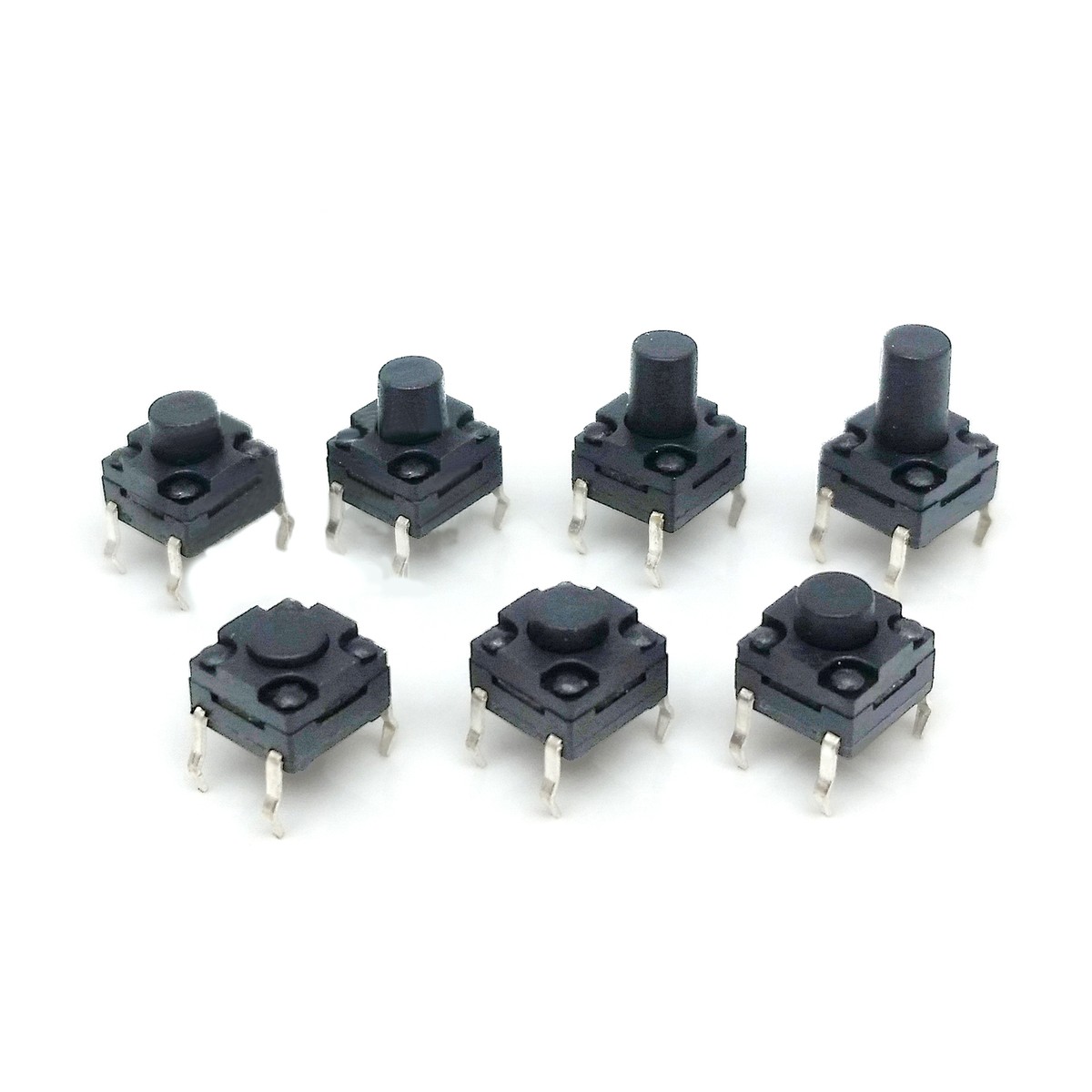 Tactile Switch Waterproof 4-Pin 6x6x4.3mm~14mm Micro Tact
