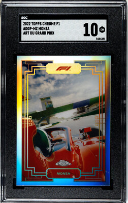 2022 Topps Chrome F1 Racing Art du Grand Prix #ADGP-MZ F1 MONZA SGC 10 ...