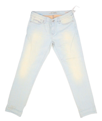 Mavi ADA Tapered Boyfriend Mid Rise Denim Blue Jeans Light Wash Womens 27