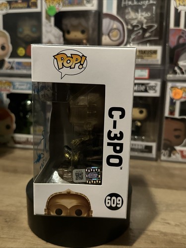 Funko Pop! Vinyl: Star Wars - C-3PO #609 signiert von Chris Bartlett mit Echtheitszertifikat - Bild 3 von 8