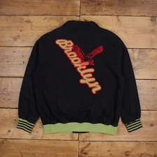 Vintage Stall & Dean Varsity Jacket 2XL Bomber Brooklyn Blue