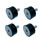 <!--F#f_0-->4pcs M8 Rubber Mounts Shock Absorber Anti Vibration Isolator Bobbins 30mm x 15mm<!--F/-->