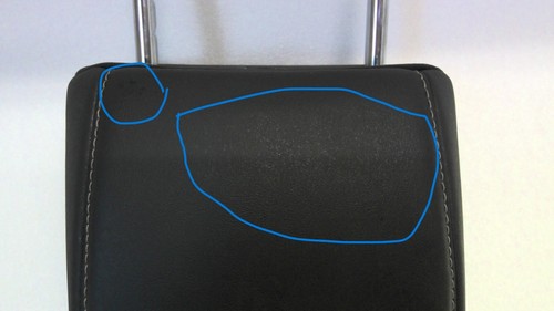 FRONT DRIVER SEAT HEAD REST *LEATHER OEM 2019 - 2022 LEXUS ES300H ES350 - Picture 3 of 14