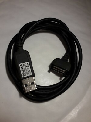 Datenkabel für NOKIA Typ CA-53.auf USB Original Kabel. Länge 1,2 mm. Schwarz