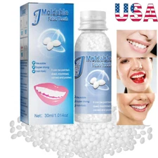 Moldable Dental Gum for Missing Teeth - Temporary Tooth Filling & Crack Repair