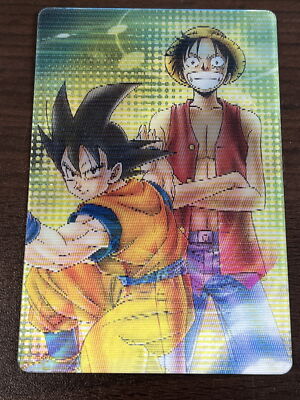 ワンピース✖️ドラゴンボール　40thカード Dragon Ball One Piece Collaboration Card Son Goku Luffy 40Th