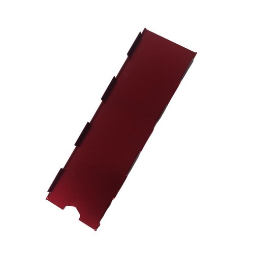 Aluminiumkühlkörper, Kühler Kühlkörper Kühlrippe für NGFF M.2 SSD Rot - Afbeelding 6 van 6