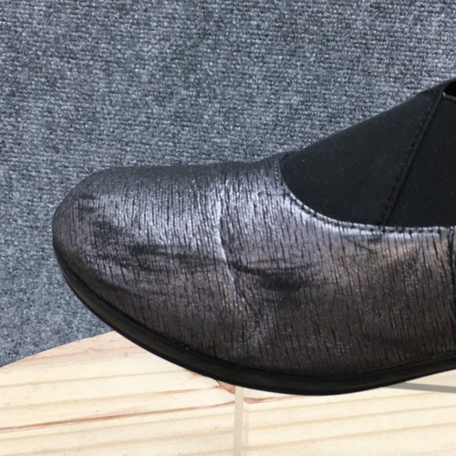 Dansko Shoes Womens 39 Ann Slip On Loafer Flats 6702970297 Pewter Grey Leather - Picture 7 of 21
