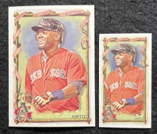 2023 Allen & Ginter - Mini A&G Back - David Ortiz HOF #178 - Red Sox + Base