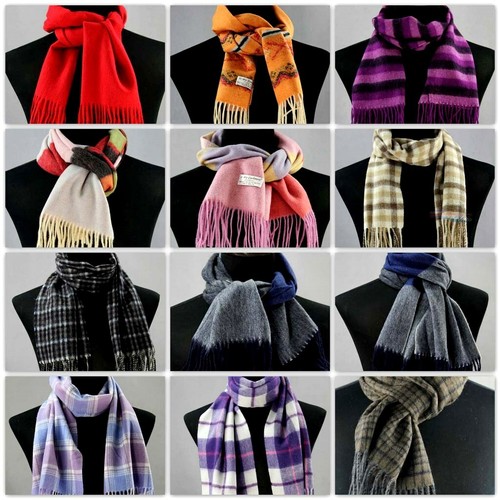 Sale New Vintage Mans Cashmere Wool Warm Striped Scarves Scarf GIFT - 第 4/9 張圖片