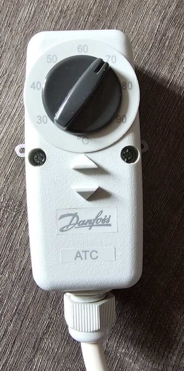Danfoss ATC Electromechanical Hot Water Cylinder Thermostat Stat Strap