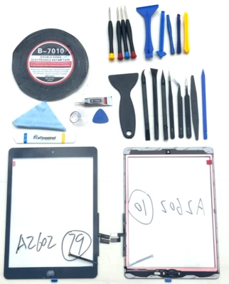 FÜR APPLE Apple iPad 8 2020 Display Touch Glas A2270-A2428-A2429-A2430 INKL.WERZEUGE