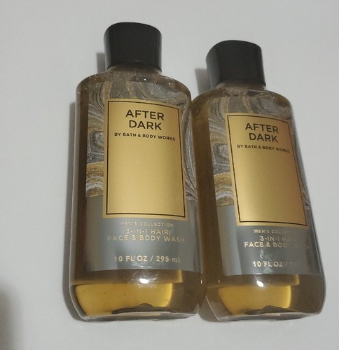 Set 4 pezzi Bath & Body Works uomo dopo il buio 3 in 1 capelli viso e corpo lavaggio 10 once - Foto 2 di 4