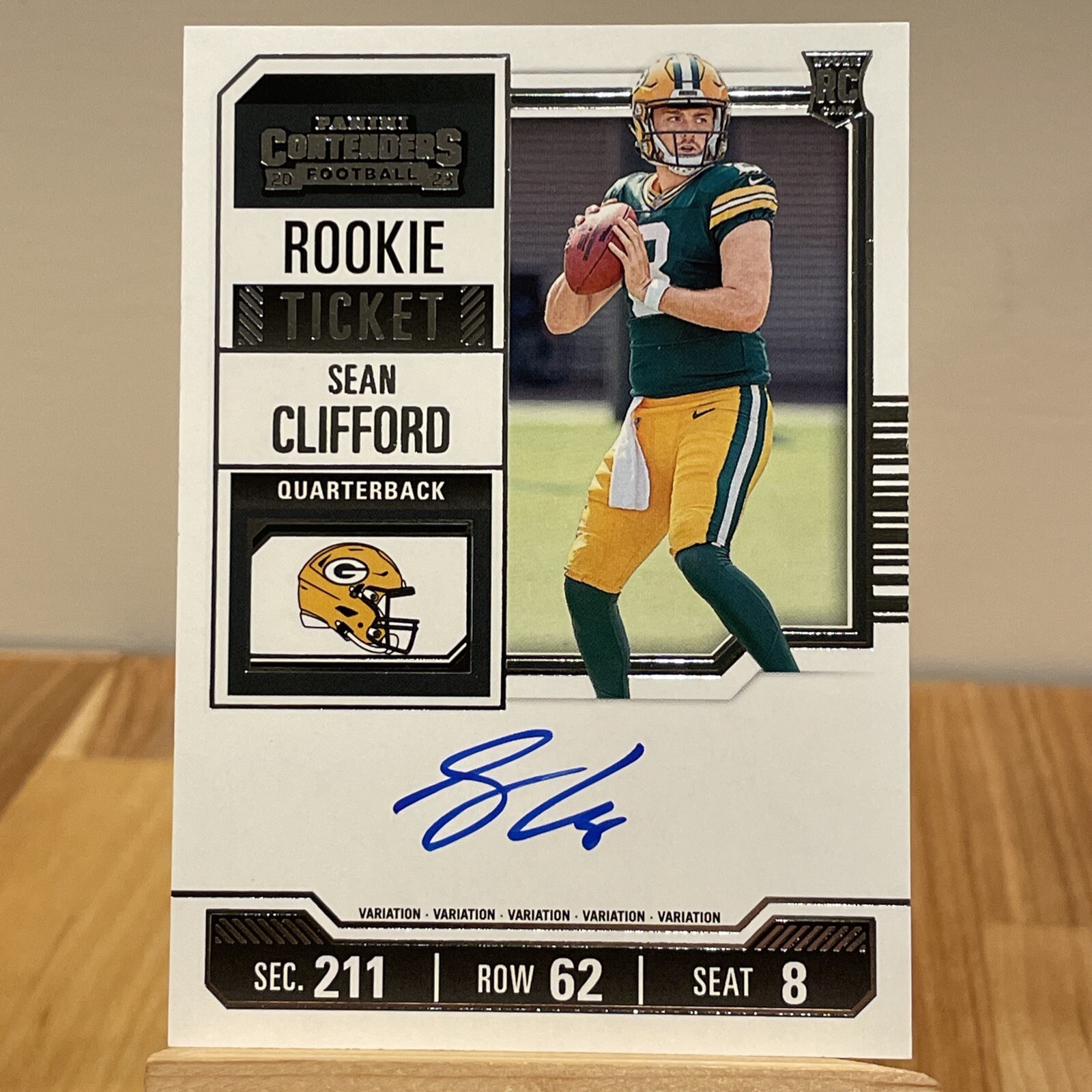 Sean Clifford 2023 Panini Contenders Rookie Ticket On Card Auto RC
