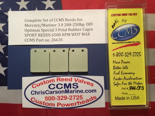 CCMS Mercury/Mariner Sport Outboard Reed 3.0 200-250hp DFI Opti 3 Petal PN.2663S