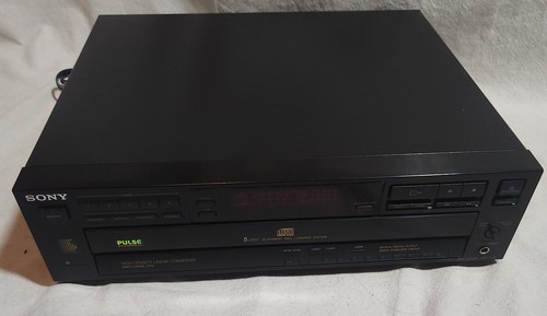 Sony CDP-C515 5 Disc Changer CD Player with Manual