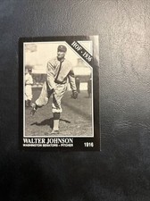 B99a #9 Walter Johnson, Washington Senators, 1991, Conlon Collection, 1916