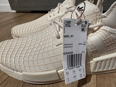 Adidas NMD_R1 Originals Cream Men's Size 6 Cream GX9530 Brand New