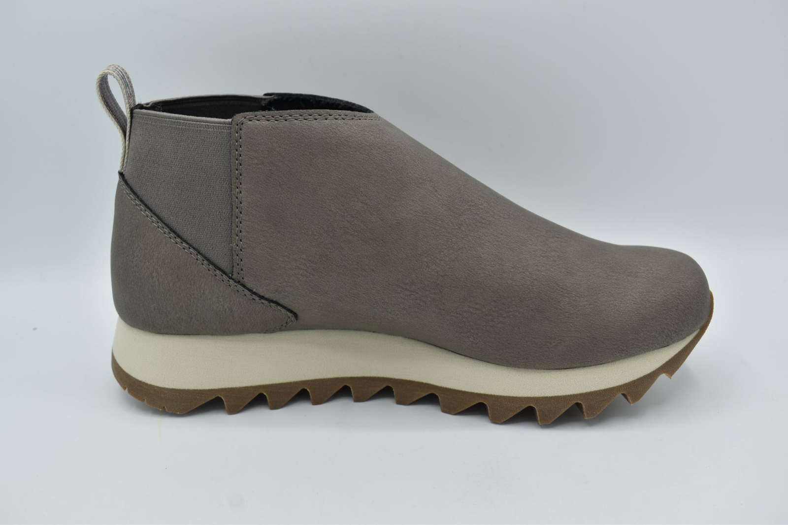 Scarpe stivali Merrell donna taglia 10 Alpine Chelsea vegan pelle grigio falco