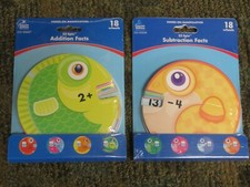  1 Each Carson Dellosa EZ-Spin Substraction Facts  Addition Facts 18 Wheels Ea