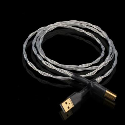 5NOCC 2/3FT Audio Data Influx 2.0 Audiophile USB A-B DAC Cable Professional HiFi