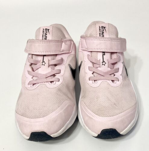 Nike Youth Star Runner 3 Zapatos Rosa y Blanco Jóvenes Niños Talla 2Y Niñas Tenis - Imagen 2 de 8