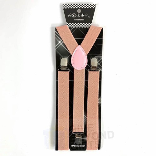 Suspender and Bow Tie Adults 42 Colors Combo Wedding Formal Wear Accessories - Picture 116 of 213