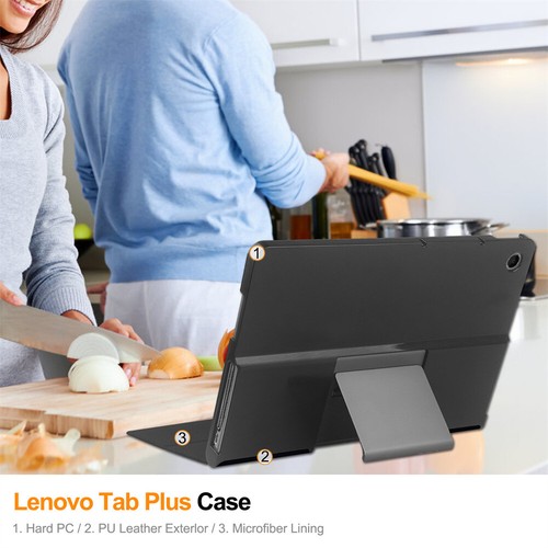 Case For Lenovo Tab Plus11.5" 2024Tablet Leather Shockproof Stand Cover+Keyboard - Picture 7 of 39