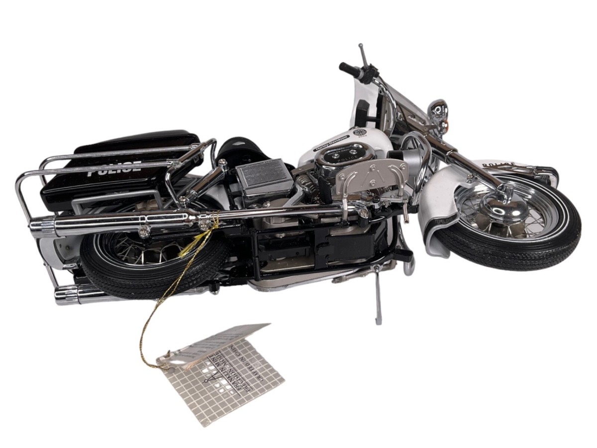 VTG Franklin Mint 1:10 HARLEY DAVIDSON Panhead Police