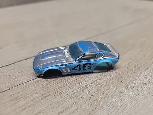AURORA AFX | DATSUN 240Z | chrome silver - light blue #46 |untested VERY HTF !!! - Picture 3 of 9