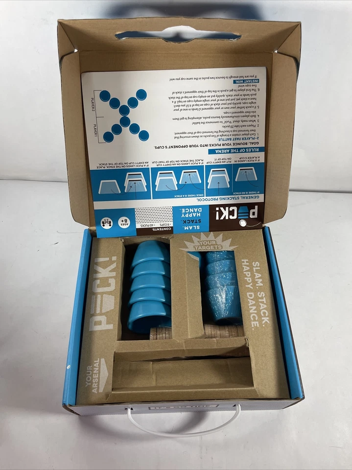 PUCK! Slam, Stack and Happy Dance Game Skill Pogs/Pong-Style Action - Image 4 of 4