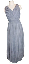 Suzy Chin for Maggie Boutique gray formal dress size 4