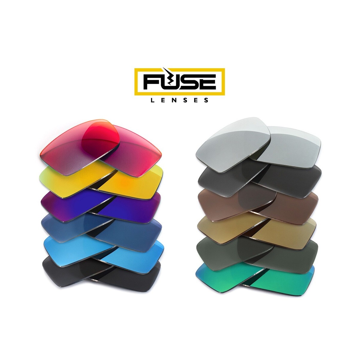 Fuse Lenses Replacement Lenses for Ray-Ban RB4198 (55mm)