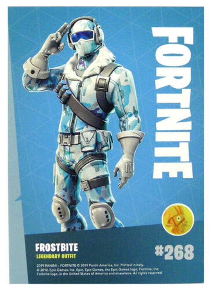 LEGENDARY CARD # 268 FROSTBITE 2019 Panini Fortnite