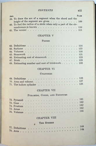 Antike Bücher von 1918: PRAKTISCHE MATHEMATIK TEIL 1 - RECHNEN; TEIL 2 GEOMETRIE - Bild 14 von 17