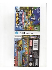 Sonic Sega All-Stars Racing Nintendo DS ARTWORK ONLY Authentic Original