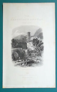 ITALY-Verrex-Val-d-039-Aosta-1833-Antique-Print-Engraving