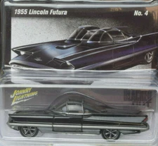 Johnny Lightning Street Freaks Blacked Out 1955 Lincoln Futura 2020 R3 1:64 Car