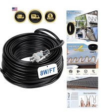 Heat Tape for Roof Gutters Pipe Freezing Prevention Self Regulating 100FT