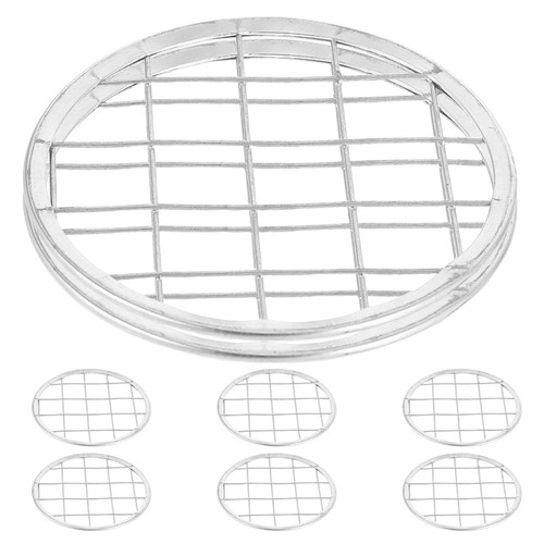  8 Pcs Floral Arrangement Mesh Grid for Flower Vase Holder Inserts - Foto 3 di 9