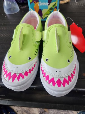 Green Shark Vans
