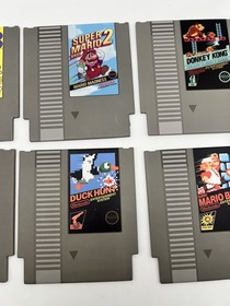 Nintendo Official NES 8 Coasters Super Mario Metroid Zelda Donkey Kong New Game