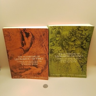 The Notebooks of Leonardo Da Vinci 2 Vol Set Jean Paul Richter Oversize TPB