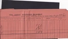 THE GREAT NORTHERN RAILWAY - RECORD OF COAL RECEIVED AT ETWALL STATION  - 1885