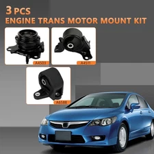 For Honda Civic 1.3L Hybrid 2003-2005 3PCS Engine Motor Mount Kit Auto Trans